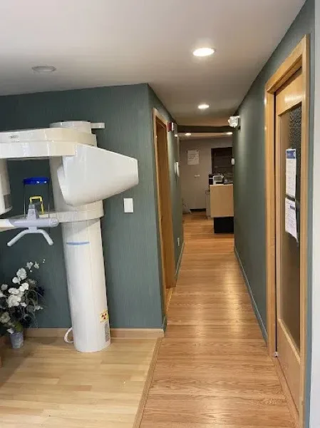 Digital panoramic X-ray imaging equipment inside the Hyannis dental office